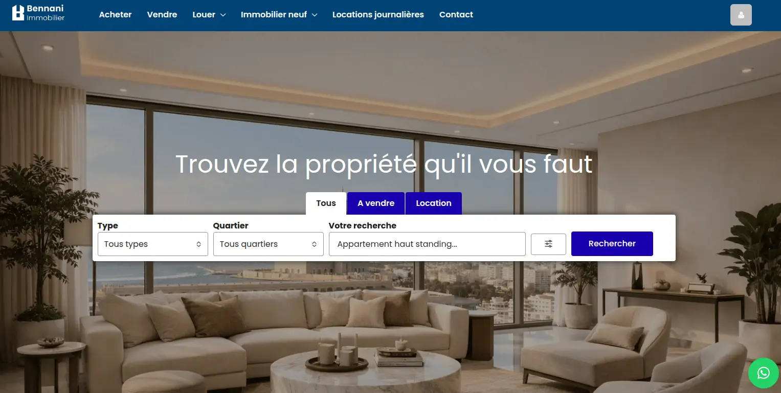 Bennani Immobilier — capture 1